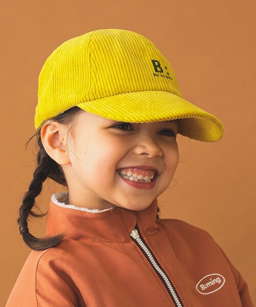 B:MING by BEAMS（ビーミングバイビームス）の「刺繍 ロゴ キャップ 2024FW（キャップ・キッズ・ライトブラウン/イエロー/ネイビー・ONE SIZE）」の4枚目の写真