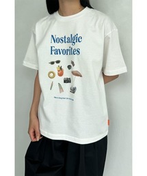 Nostalgic Favorites Tee /フロントデザインオーバーTee