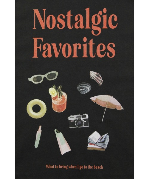 ALEXIA STAM（アリシアスタン）の「Nostalgic Favorites Tee /フロントデザインオーバーTee（Tシャツ/カットソー・レディース・ホワイト/ベージュ/チャコールグレー・FREE）」の10枚目の写真