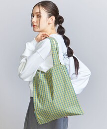 BEAUTY&YOUTH UNITED ARROWS | チェック ポケッタブル トートバッグ(トートバッグ)