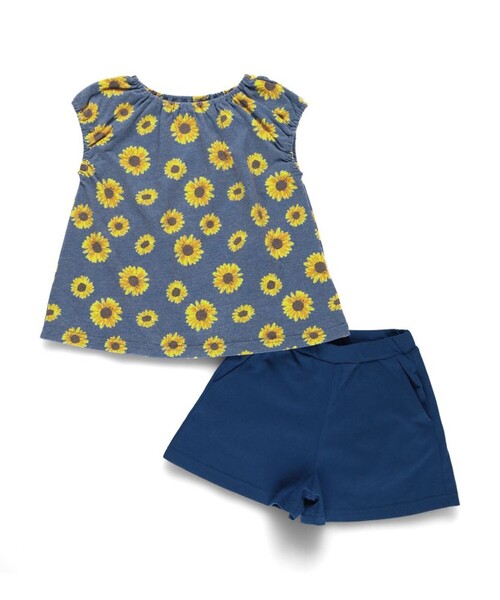セール】【おそろい】ひまわり柄セットアップ（ルームウェア/パジャマ