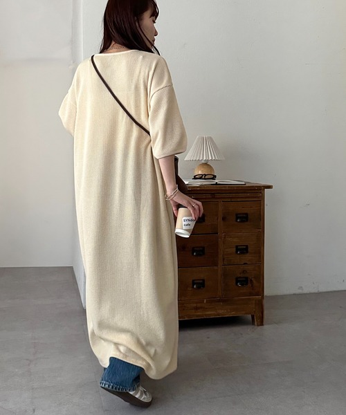 セール】【新色追加!/WEB限定】リングドットビック半袖ワンピース