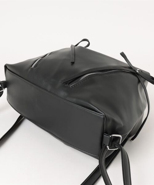 Dita Muaj.（ディータムアージュ）の「【リュックにもなる3WAY】リボンファスナーショルダーBAG（ショルダーバッグ・レディース・アイボリー/ピンク/シルバー/ブラック・FREE）」の7枚目の写真