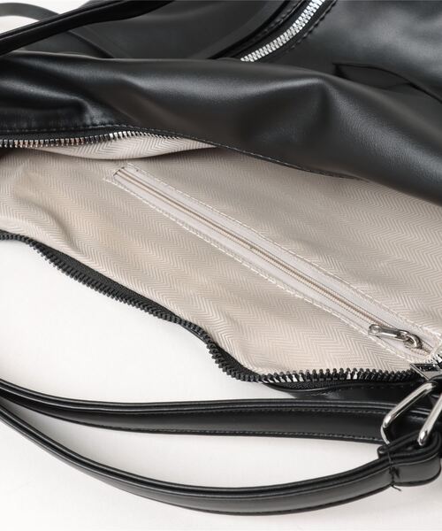 Dita Muaj.（ディータムアージュ）の「【リュックにもなる3WAY】リボンファスナーショルダーBAG（ショルダーバッグ・レディース・アイボリー/ピンク/シルバー/ブラック・FREE）」の8枚目の写真