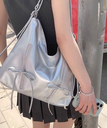 【リュックにもなる3WAY】リボンファスナーショルダーBAG
