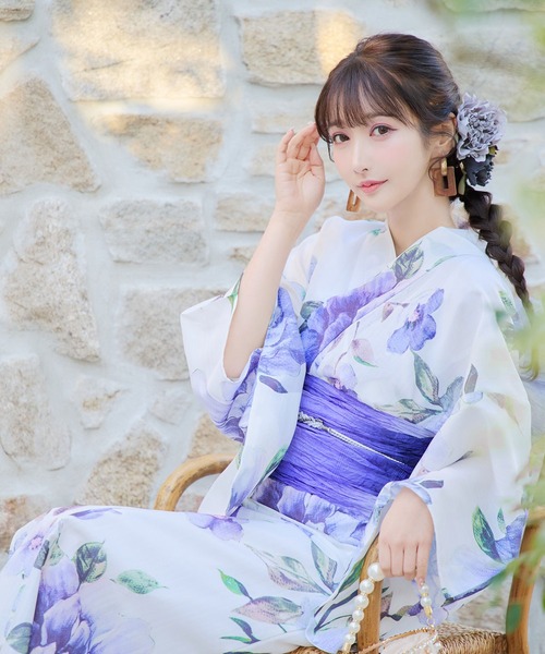 浴衣3点セット（浴衣・帯・下駄）（浴衣）｜sugar nine（シュガーナイン）