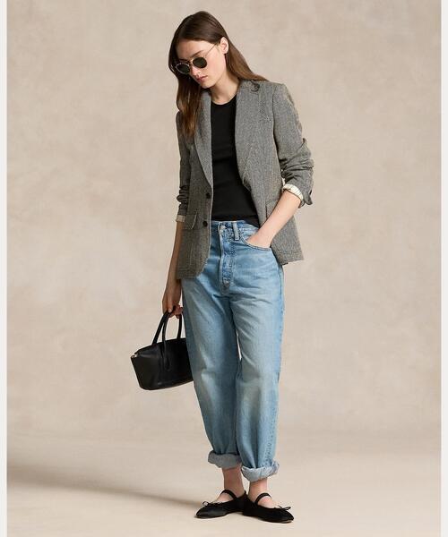 ヘリンボーン リネンブレンド ブレザー（その他アウター）｜POLO RALPH