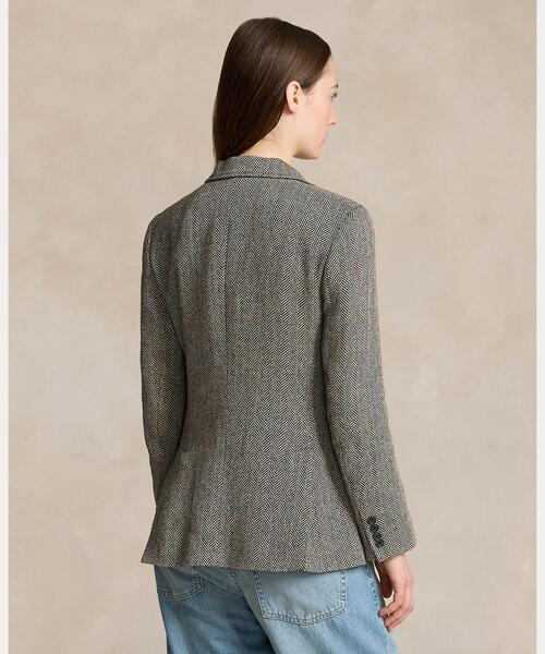 ヘリンボーン リネンブレンド ブレザー（その他アウター）｜POLO RALPH