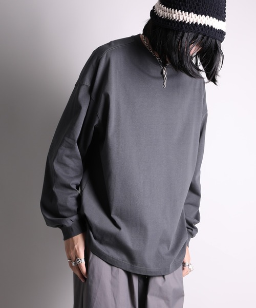 GENXDER(ノンジェンダー)の「【GENXDER】ヘビーウェイト長袖Tシャツ(Tシャツ/カットソー・メンズ・ダークグレー/ホワイト/ブラック・MEDIUM/LARGE/X-LARGE)」の3枚目の写真