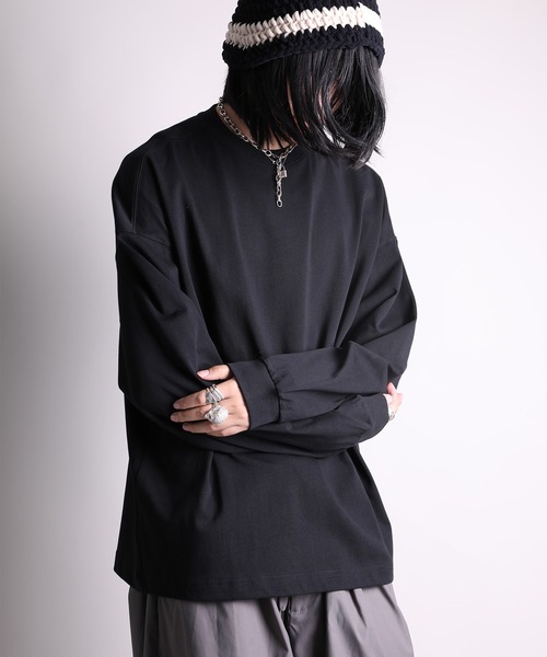 GENXDER(ノンジェンダー)の「【GENXDER】ヘビーウェイト長袖Tシャツ(Tシャツ/カットソー・メンズ・ダークグレー/ホワイト/ブラック・MEDIUM/LARGE/X-LARGE)」の9枚目の写真