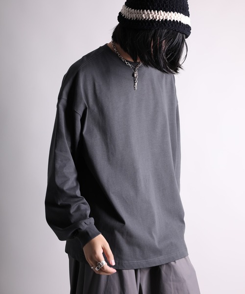GENXDER(ノンジェンダー)の「【GENXDER】ヘビーウェイト長袖Tシャツ(Tシャツ/カットソー・メンズ・ダークグレー/ホワイト/ブラック・MEDIUM/LARGE/X-LARGE)」の10枚目の写真
