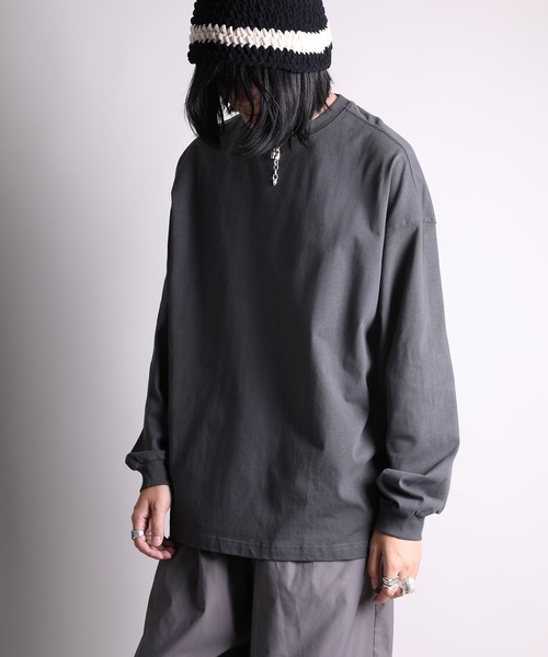 GENXDER(ノンジェンダー)の「【GENXDER】ヘビーウェイト長袖Tシャツ(Tシャツ/カットソー・メンズ・ダークグレー/ホワイト/ブラック・MEDIUM/LARGE/X-LARGE)」の12枚目の写真