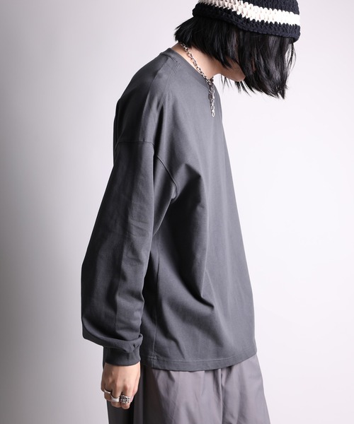 GENXDER(ノンジェンダー)の「【GENXDER】ヘビーウェイト長袖Tシャツ(Tシャツ/カットソー・メンズ・ダークグレー/ホワイト/ブラック・MEDIUM/LARGE/X-LARGE)」の13枚目の写真
