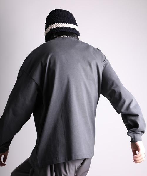 GENXDER(ノンジェンダー)の「【GENXDER】ヘビーウェイト長袖Tシャツ(Tシャツ/カットソー・メンズ・ダークグレー/ホワイト/ブラック・MEDIUM/LARGE/X-LARGE)」の14枚目の写真