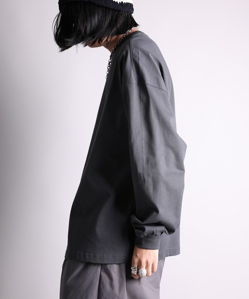 GENXDER(ノンジェンダー)の「【GENXDER】ヘビーウェイト長袖Tシャツ(Tシャツ/カットソー・メンズ・ダークグレー/ホワイト/ブラック・MEDIUM/LARGE/X-LARGE)」の15枚目の写真