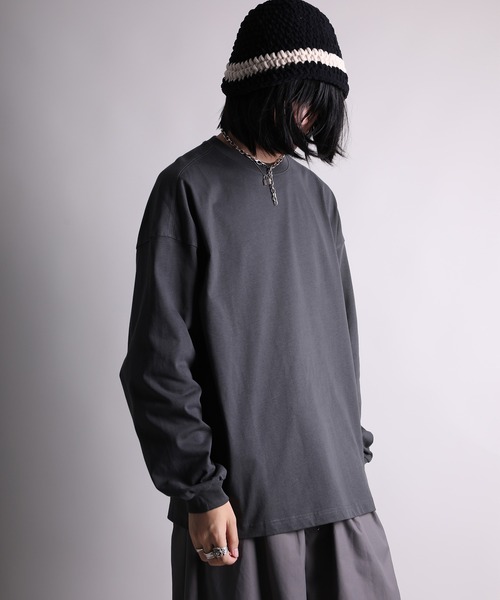 GENXDER(ノンジェンダー)の「【GENXDER】ヘビーウェイト長袖Tシャツ(Tシャツ/カットソー・メンズ・ダークグレー/ホワイト/ブラック・MEDIUM/LARGE/X-LARGE)」の17枚目の写真