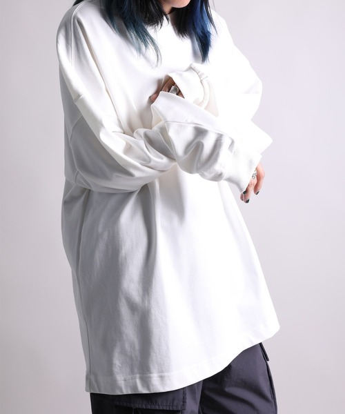 GENXDER(ノンジェンダー)の「【GENXDER】ヘビーウェイト長袖Tシャツ(Tシャツ/カットソー・メンズ・ダークグレー/ホワイト/ブラック・MEDIUM/LARGE/X-LARGE)」の21枚目の写真