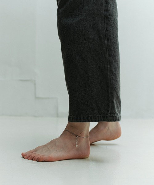and cloud（アンドクラウド）の「Pearl Anklet（アンクレット・レディース・ブラック/シルバー・FREE）」の10枚目の写真