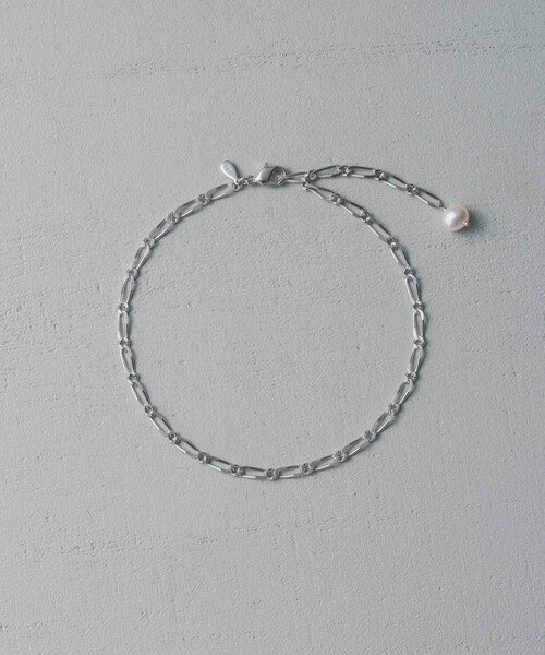 and cloud（アンドクラウド）の「Pearl Anklet（アンクレット・レディース・ブラック/シルバー・FREE）」の4枚目の写真