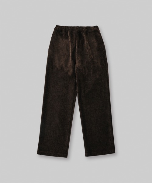 kha:ki（カーキ）の「「KHA:KI/カーキ」ダブルベロアイージーパンツ（その他パンツ・レディース・オレンジ/オフホワイト/ブラウン・1/2）」の3枚目の写真