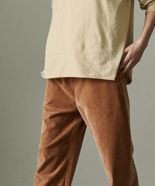 kha:ki（カーキ）の「「KHA:KI/カーキ」ダブルベロアイージーパンツ（その他パンツ・レディース・オレンジ/オフホワイト/ブラウン・1/2）」の17枚目の写真