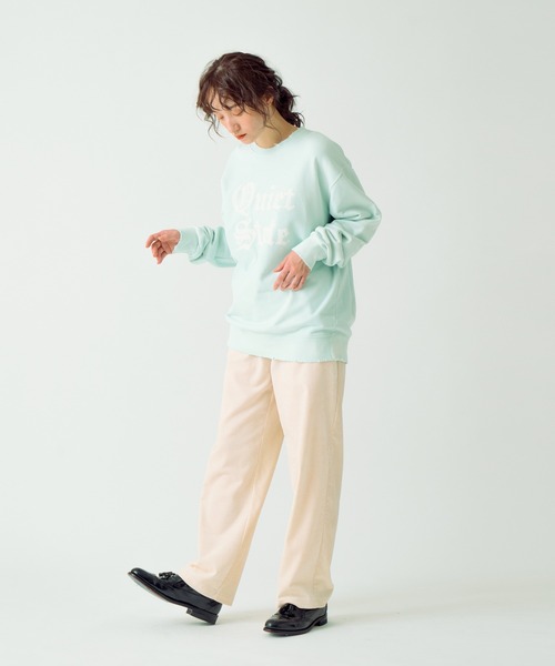 【セール】「KHA:KI/カーキ」ダブルベロアイージーパンツ（その他パンツ）｜kha:ki（カーキ）