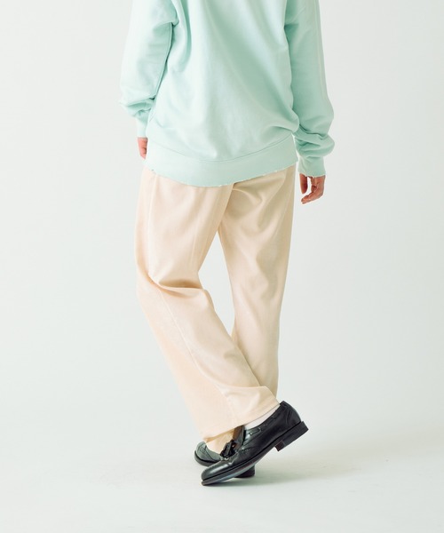 【セール】「KHA:KI/カーキ」ダブルベロアイージーパンツ（その他パンツ）｜kha:ki（カーキ）