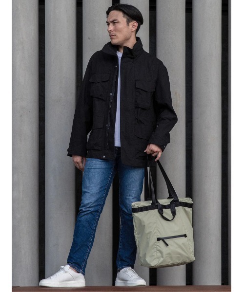 WEXLEY（ウェクスレイ）の「WAYNE LIGHTWEIGHT RECYCLED RIPSTOP REED OLIVE（トートバッグ・メンズ・オリーブ・ONE SIZE）」の10枚目の写真