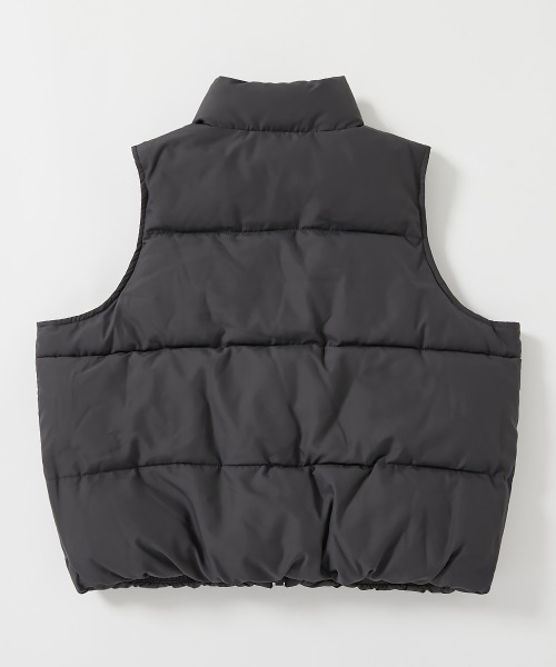 devirock（デビロック）の「洗える ファイバーダウン オーバーサイズ ベスト（ダウンベスト・キッズ・スミクロ/パープル系/アイボリー・100cm/110cm/120cm/130cm/140cm/150cm/160cm）」の10枚目の写真