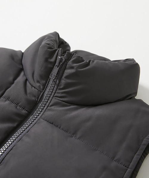 devirock（デビロック）の「洗える ファイバーダウン オーバーサイズ ベスト（ダウンベスト・キッズ・スミクロ/パープル系/アイボリー・100cm/110cm/120cm/130cm/140cm/150cm/160cm）」の11枚目の写真