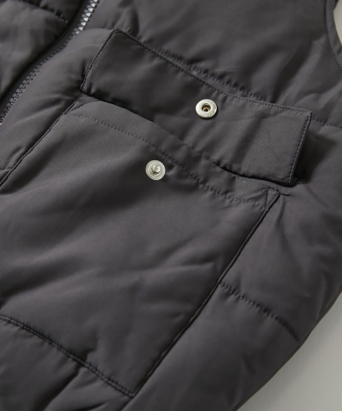 devirock（デビロック）の「洗える ファイバーダウン オーバーサイズ ベスト（ダウンベスト・キッズ・スミクロ/パープル系/アイボリー・100cm/110cm/120cm/130cm/140cm/150cm/160cm）」の14枚目の写真