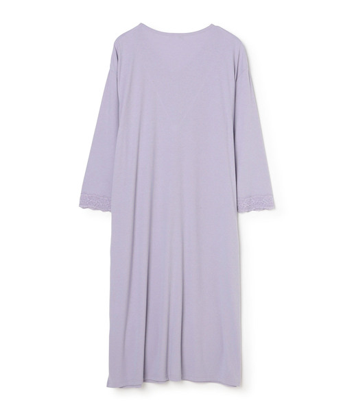 セール】なめらか素材レース使いネグリジェ パジャマ/ルームウェア