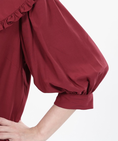 MARY QUANT（マリークワント）の「フリルBIGカラー ワンピース