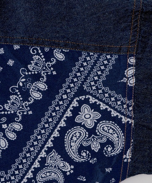 チチカカ（チチカカ）の「ドッキングデニムシャツワンピース（シャツワンピース・レディース・インディゴブルー/ブルー・FREE）」の11枚目の写真