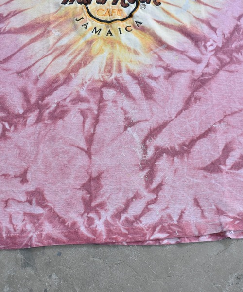 VINTAGE(ヴィンテージ)の「【ヴィンテージ古着】hard rock cafe タイダイ Tシャツ(Tシャツ/カットソー・メンズ・レッド・X-LARGE)」の6枚目の写真