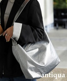 antiqua | シルバートートバッグ(ショルダーバッグ)