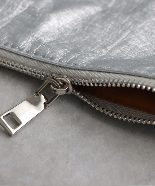 antiqua（アンティカ）の「シルバートートバッグ（ショルダーバッグ・レディース・シルバー・FREE）」の17枚目の写真