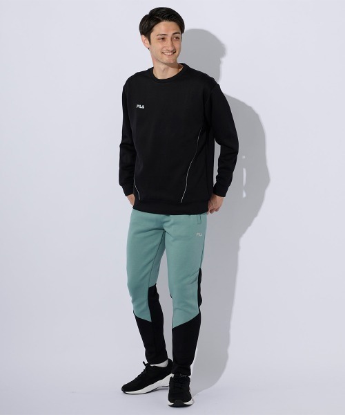 FILA（フィラ）の「ヒートソーラー　ダンボールニット（ニット/セーター・メンズ・ブラック/ネイビー/グリーン・LARGE/X-LARGE/MEDIUM）」の4枚目の写真