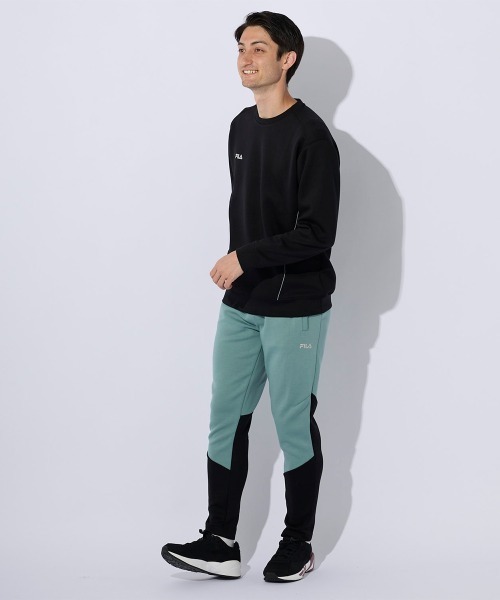 FILA（フィラ）の「ヒートソーラー　ダンボールニット（ニット/セーター・メンズ・ブラック/ネイビー/グリーン・LARGE/X-LARGE/MEDIUM）」の5枚目の写真