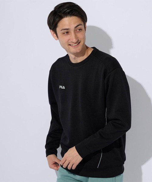 FILA（フィラ）の「ヒートソーラー　ダンボールニット（ニット/セーター・メンズ・ブラック/ネイビー/グリーン・LARGE/X-LARGE/MEDIUM）」の6枚目の写真
