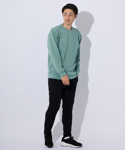 FILA（フィラ）の「ヒートソーラー　ダンボールニット（ニット/セーター・メンズ・ブラック/ネイビー/グリーン・LARGE/X-LARGE/MEDIUM）」の13枚目の写真