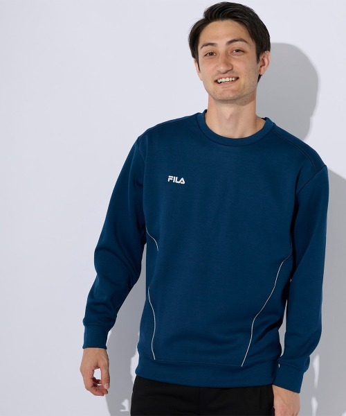 FILA（フィラ）の「ヒートソーラー　ダンボールニット（ニット/セーター・メンズ・ブラック/ネイビー/グリーン・LARGE/X-LARGE/MEDIUM）」の22枚目の写真