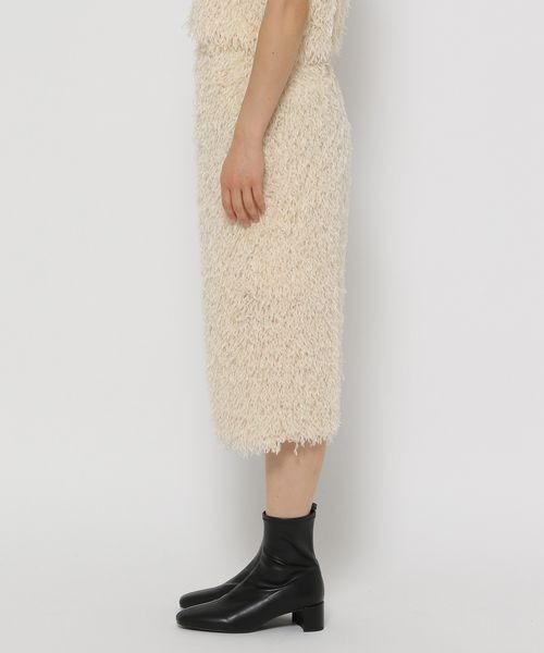 LOWRYS FARM（ローリーズファーム）の「フェザータイトスカート　136543（スカート・レディース・ブラック/アイボリー/グレー・FREE）」の17枚目の写真