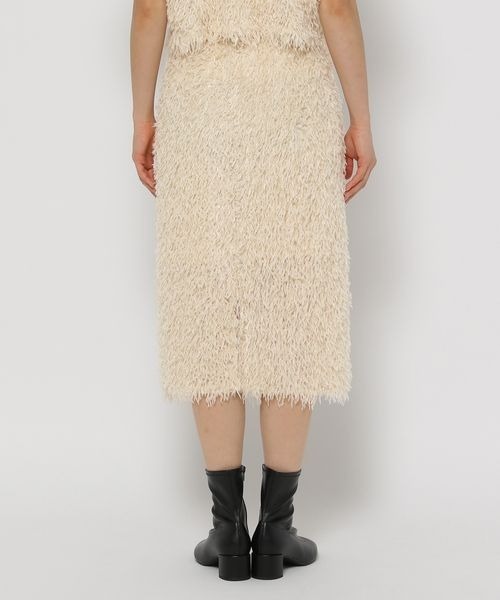 LOWRYS FARM（ローリーズファーム）の「フェザータイトスカート　136543（スカート・レディース・ブラック/アイボリー/グレー・FREE）」の18枚目の写真