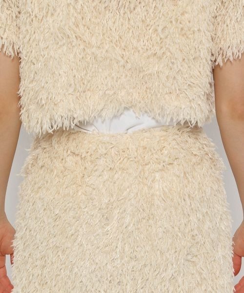 LOWRYS FARM（ローリーズファーム）の「フェザータイトスカート　136543（スカート・レディース・ブラック/アイボリー/グレー・FREE）」の19枚目の写真