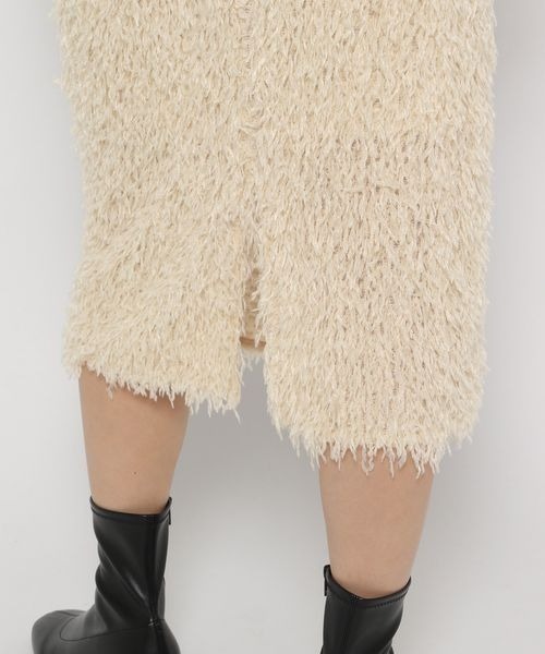 LOWRYS FARM（ローリーズファーム）の「フェザータイトスカート　136543（スカート・レディース・ブラック/アイボリー/グレー・FREE）」の20枚目の写真