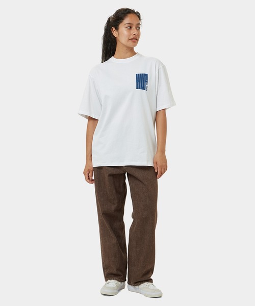 HUF（ハフ）の「BIG BLOCK TEE / HUF ハフ ヘビーウェイト プリント Tシャツ 半袖（Tシャツ/カットソー・メンズ・ブラック/ホワイト・SMALL/MEDIUM/LARGE/X-LARGE/XX-LARGE）」の11枚目の写真