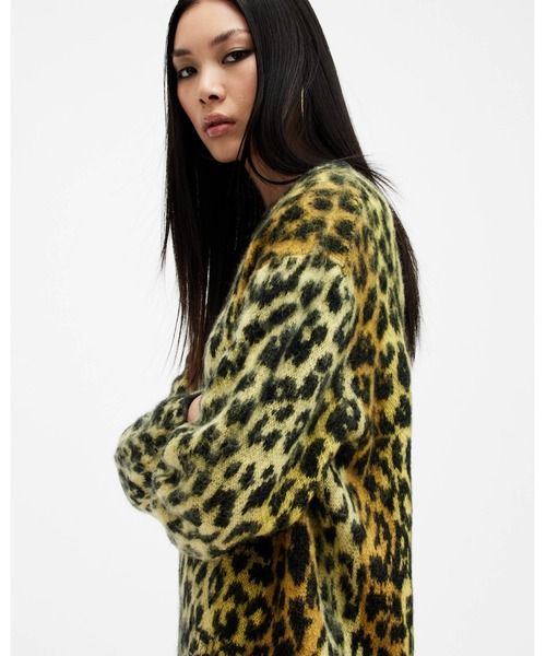 ALLSAINTS（オールセインツ）の「LEX OVERSIZED LEOPARD PRINT JUMPER 