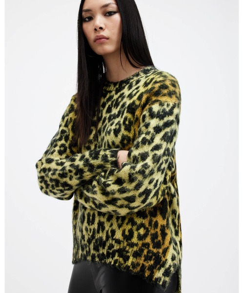 ALLSAINTS（オールセインツ）の「LEX OVERSIZED LEOPARD PRINT JUMPER 