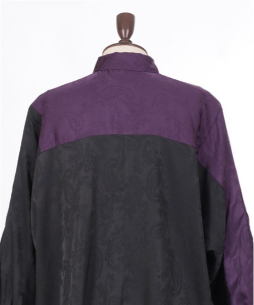 【セール】配色ドルマン長袖シャツ（シャツ/ブラウス）｜AXES-X（アクシーズエックス）